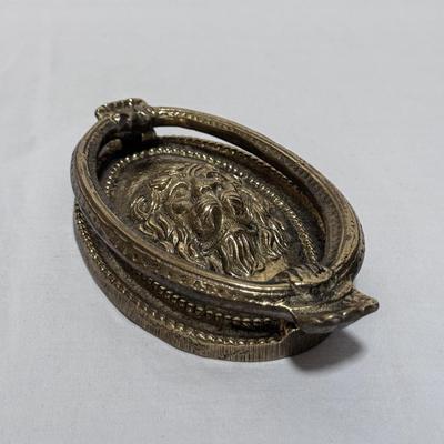 Grand Brass Lion Head Door Knocker (LR-DZ)