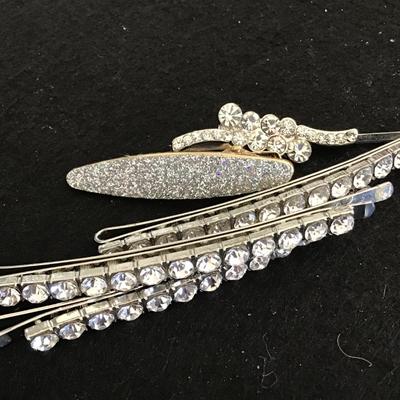 Rhinestone Barrette lot