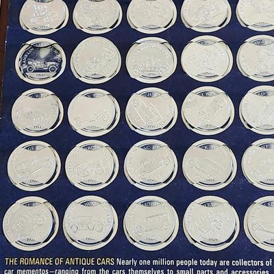 Collection of Antique Car Coins