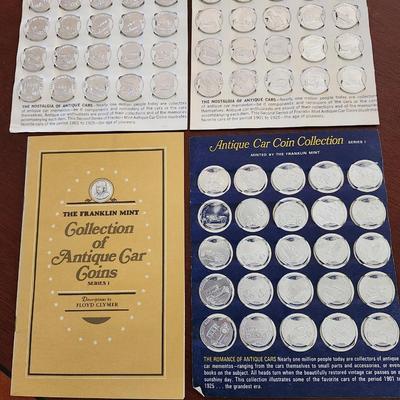 Collection of Antique Car Coins