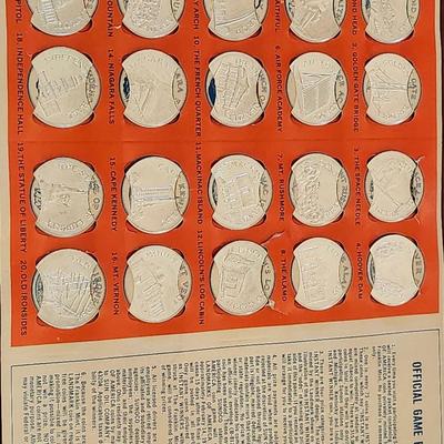 Landmarks of America Coin Game