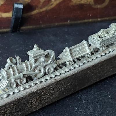 Rail spike with Pewter Train