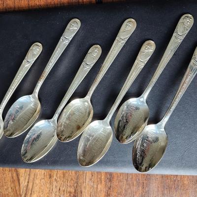 Wm Rogers Mfg Co President Spoons (14)