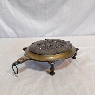 Vintage Brass Turtle Grater and Turtle Lock (DR-DZ)