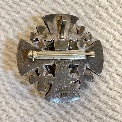 Silver 935 Jerusalem Cross and More (K-SS)