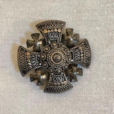 Silver 935 Jerusalem Cross and More (K-SS)