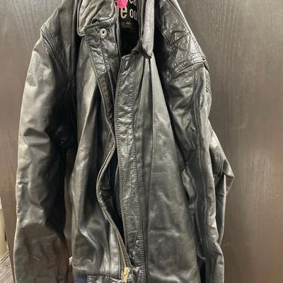 Tote of women leather coats