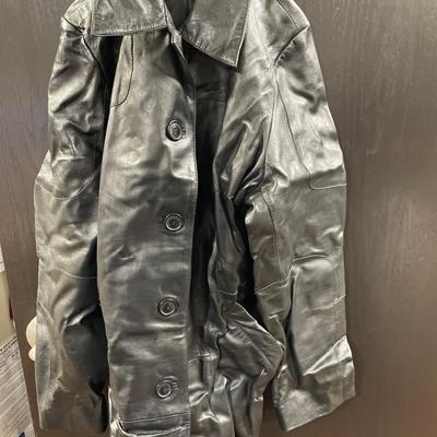 Tote of women leather coats