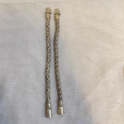 Sterling Bracelets & Dane Craft Sterling Silver Necklace (K-SS)