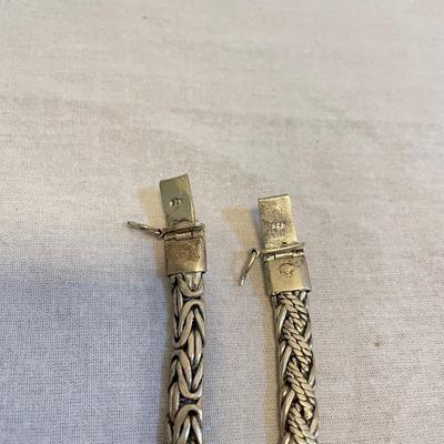 Sterling Bracelets & Dane Craft Sterling Silver Necklace (K-SS)