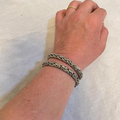 Sterling Bracelets & Dane Craft Sterling Silver Necklace (K-SS)
