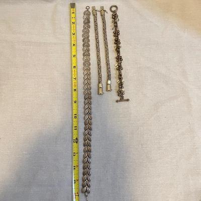 Sterling Bracelets & Dane Craft Sterling Silver Necklace (K-SS)