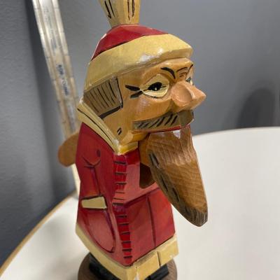 3 Wood carved nut crackers
