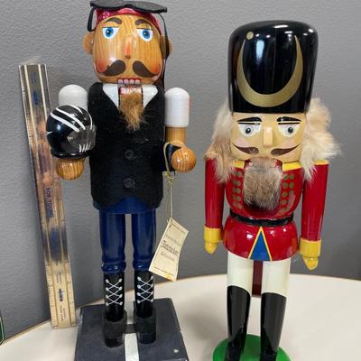 Pirate and 2 other nut crackers