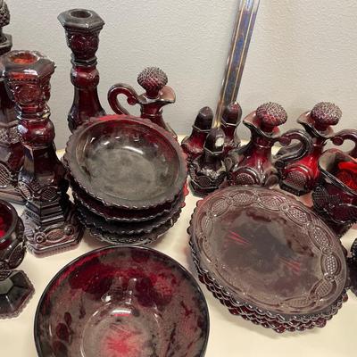 Avon Cape Cod Ruby Red items