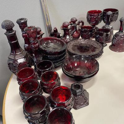 Avon Cape Cod Ruby Red items