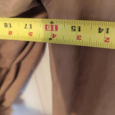 Women's Kestila Turku Finland Leather Coat With Fur Trimmed Hood & Cuffs