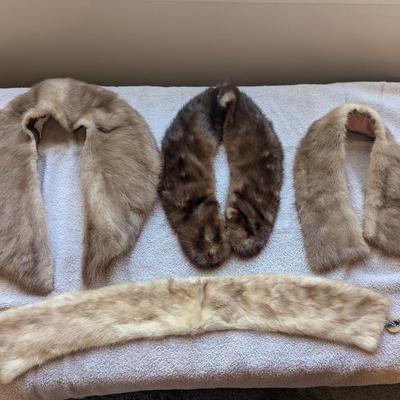 Vintage Unbranded Fur Collars Lot A
