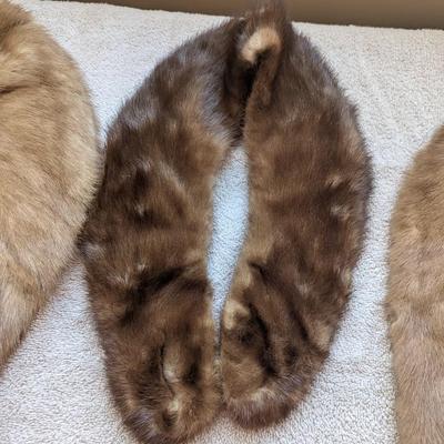 Vintage Unbranded Fur Collars Lot A