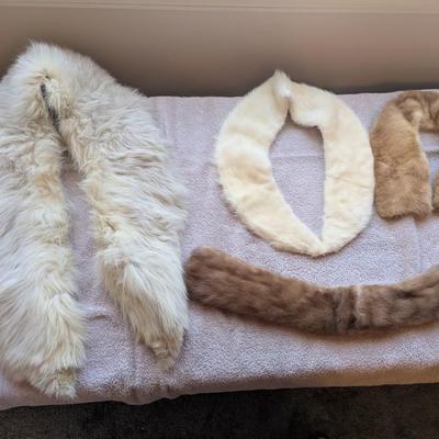 Vintage Unbranded Fur Collars Lot C