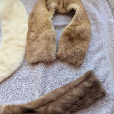 Vintage Unbranded Fur Collars Lot C