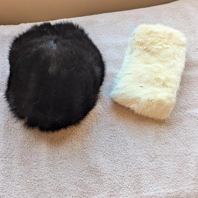 Vintage Fur Hat Mister Al & Neck/Ear Warmer