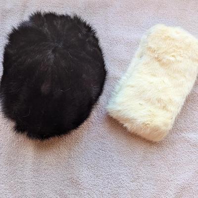Vintage Fur Hat Mister Al & Neck/Ear Warmer
