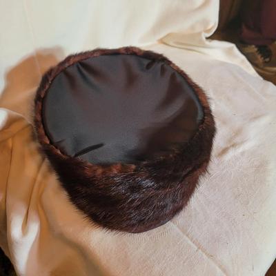 Vintage Mink Panleigh pillbox hat