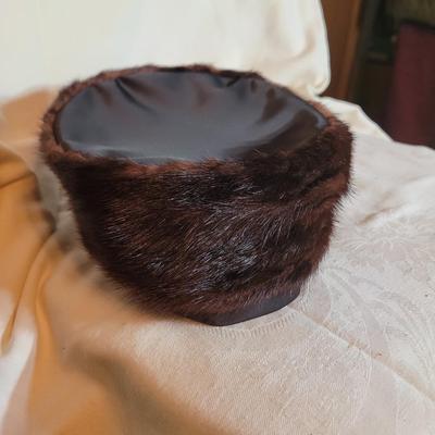 Vintage Mink Panleigh pillbox hat