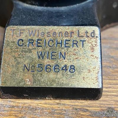 Antique C. Reichert Wien Microscope