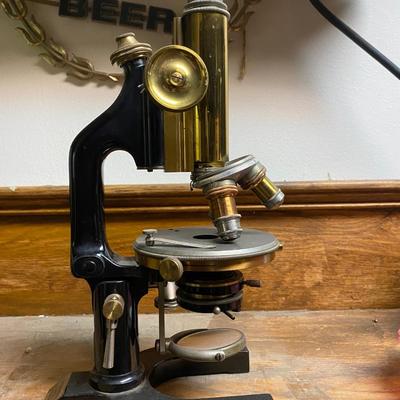 Antique C. Reichert Wien Microscope