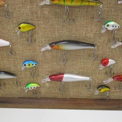 Fishing Lures Shadow Box