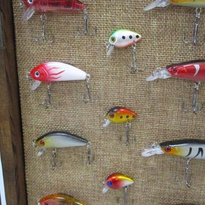 Fishing Lures Shadow Box