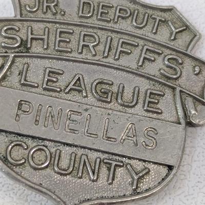 Jr. Deputy Sheriffs League Pinellas County Badge & Lapel Pins