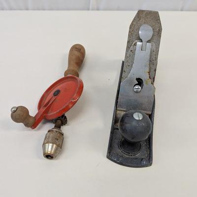 Vintage Hand Tools Drill & Planer