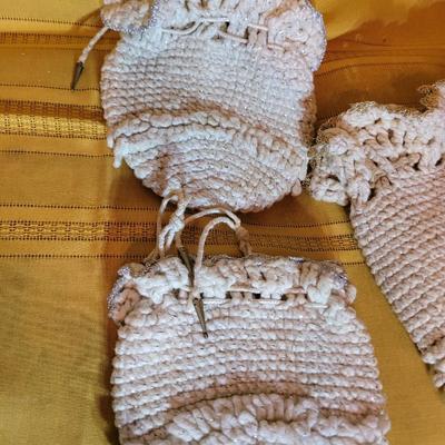 Handmade crocheted bags
