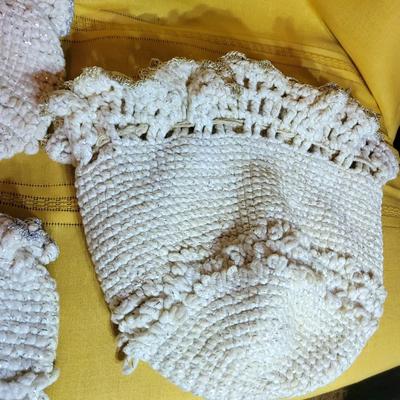 Handmade crocheted bags