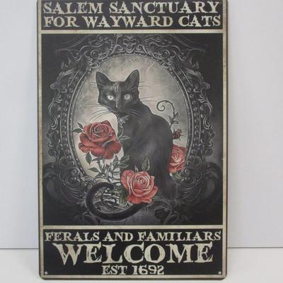 Retro Metal Tin Sign Approx 11 3/4" x 7 3/4"