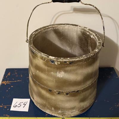 Vintage Wooden Bucket