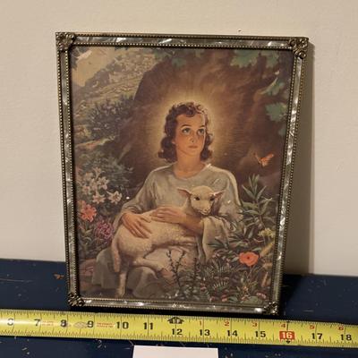 Jesus as a Boy in Beautiful Frame
