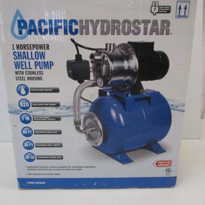 Pacific Hydrostar 1 Horsepower Shallow Well Pump Looks New