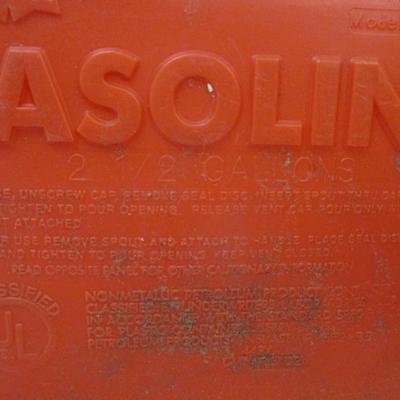 2 1/2 Gallon Gasoline Cans
