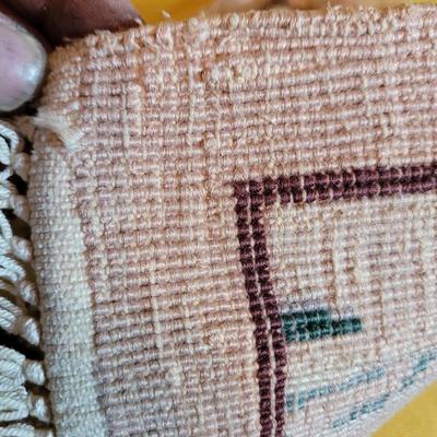 1 ft square Chinese hand woven silk chair protectors