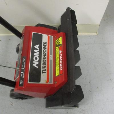 Noma Turbo Thrower 1500 Electric Snowblower
