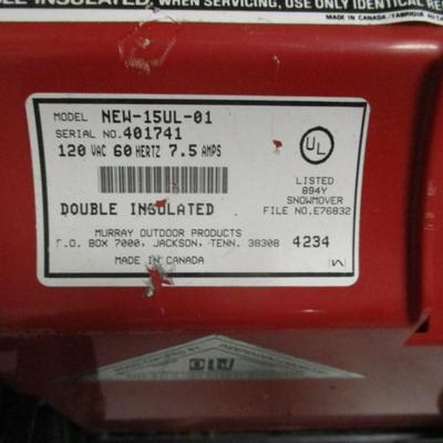 Noma Turbo Thrower 1500 Electric Snowblower