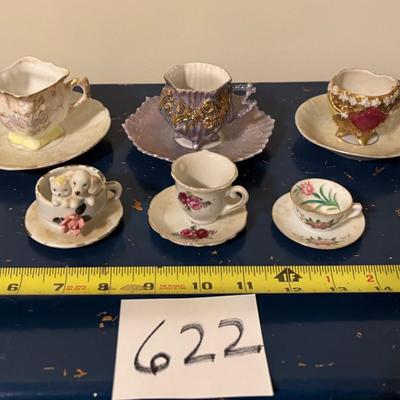 Vintage Miniature Tea Cup and Saucers
