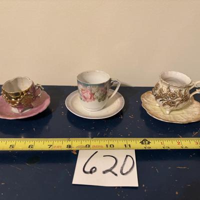 Vintage Miniature Tea Cups and Saucers