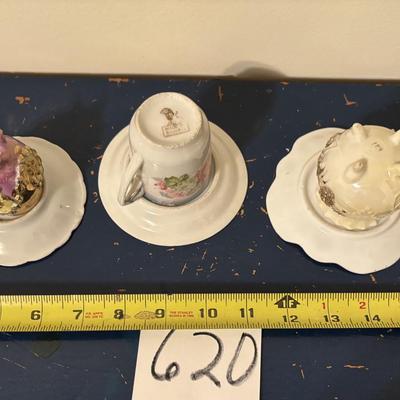 Vintage Miniature Tea Cups and Saucers