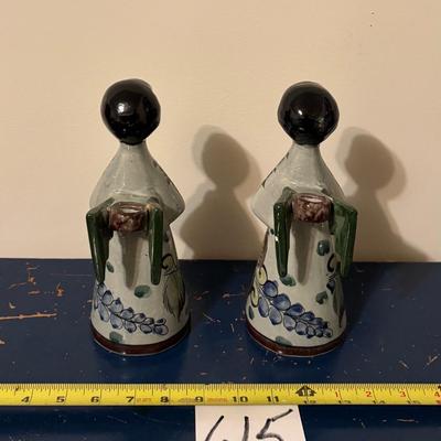 Mexican Folk Art Angel Candle Holders