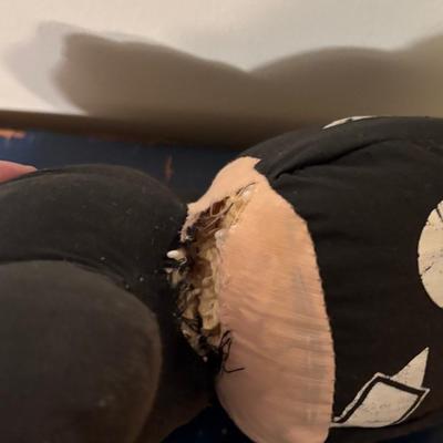 Vintage Stuffed Football Player